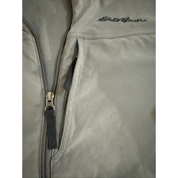 Eddie Bauer Mens M Stretch Travex Nylon Travel Jacket Lightweight Gray Outdoors - Picture 4 of 5